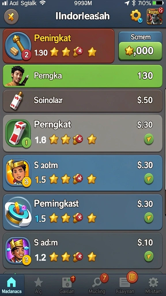 Karakter unik dengan kemampuan spesial.