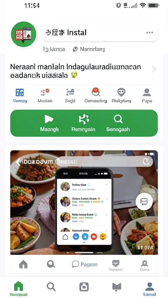 Beragam pilihan permainan unik dalam aplikasi.