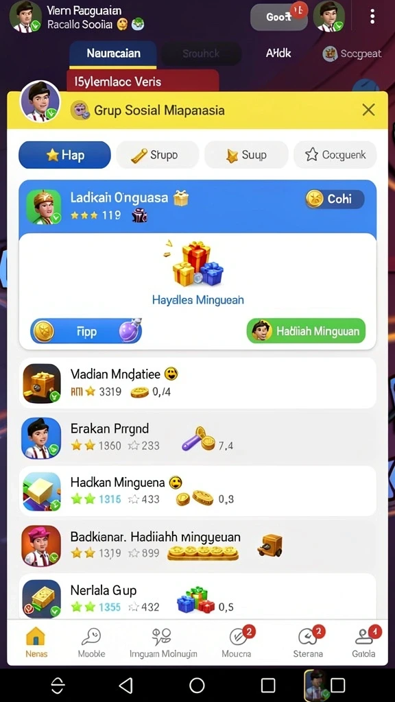 Tampilan grafis yang memukau dalam setiap level.
