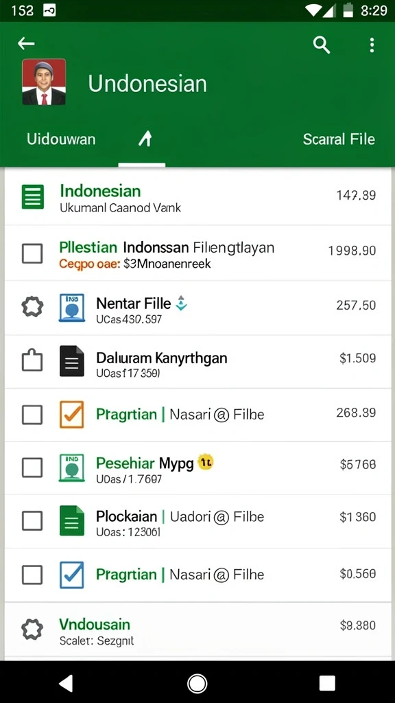 Karakter menarik dengan desain yang unik dalam D73.