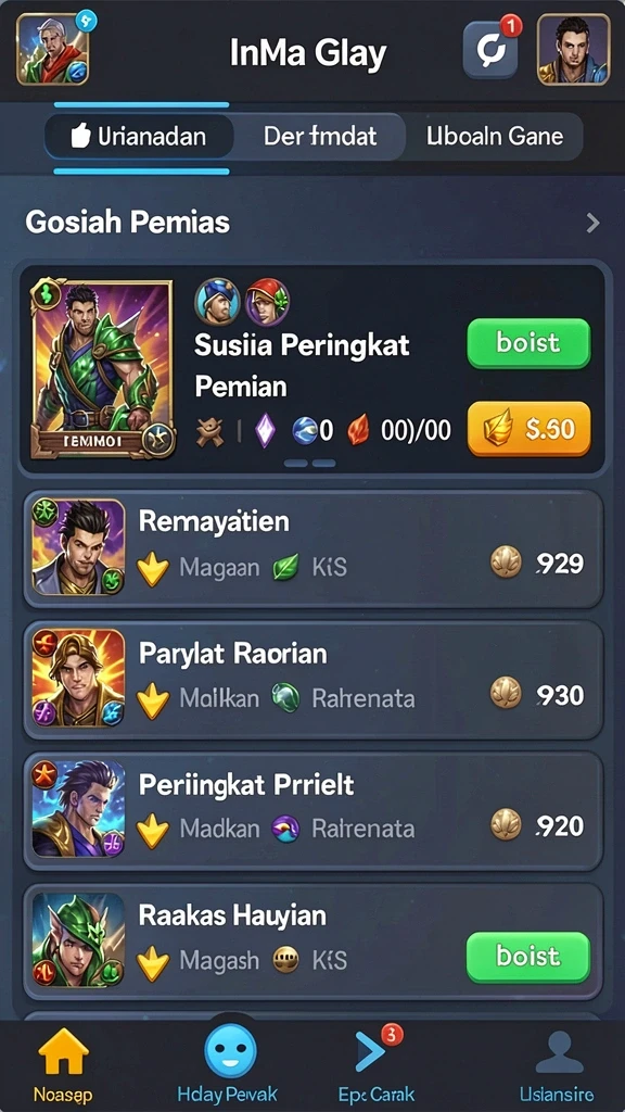 Sistem reward yang memotivasi pemain untuk terus bermain.