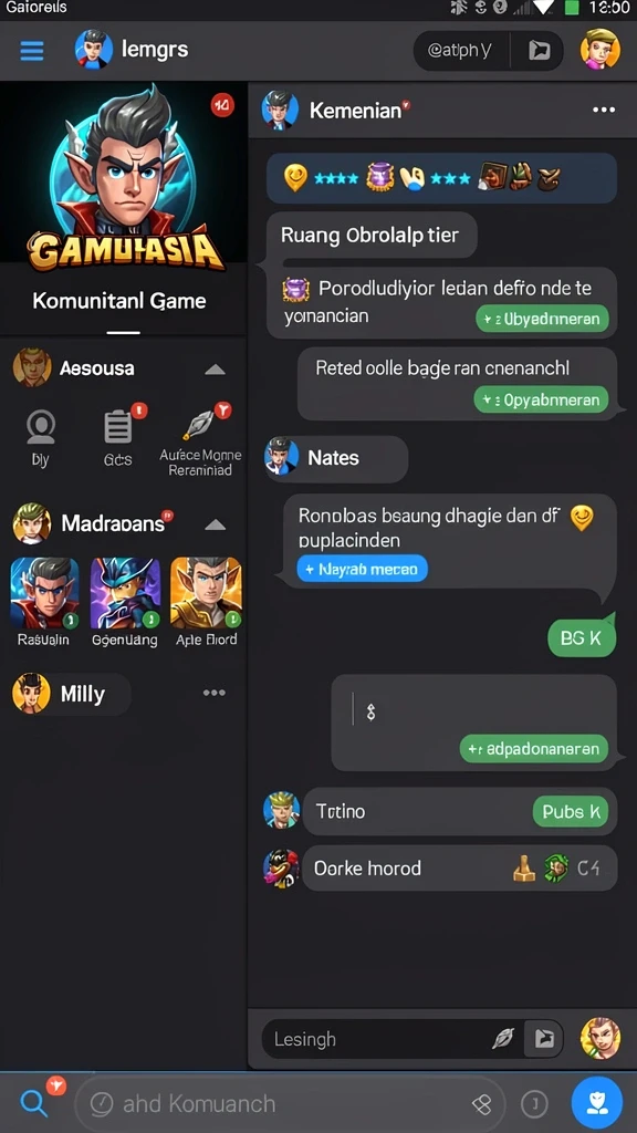 Tangkapan layar pertama menampilkan karakter utama dalam aksi.