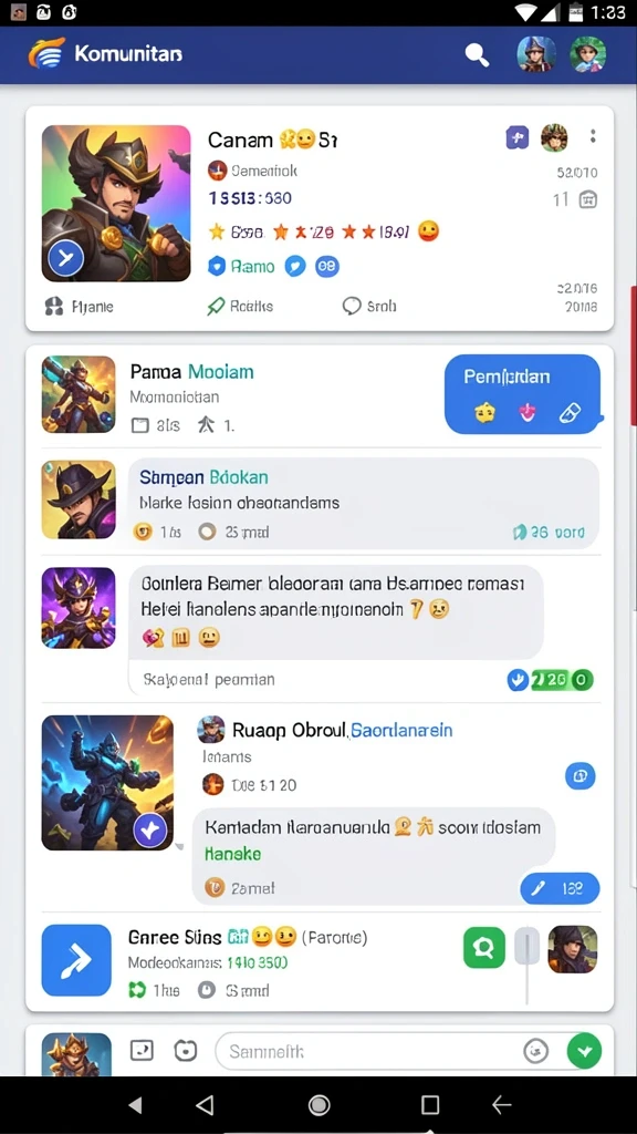 Tantangan seru dalam pertempuran yang dinamis.