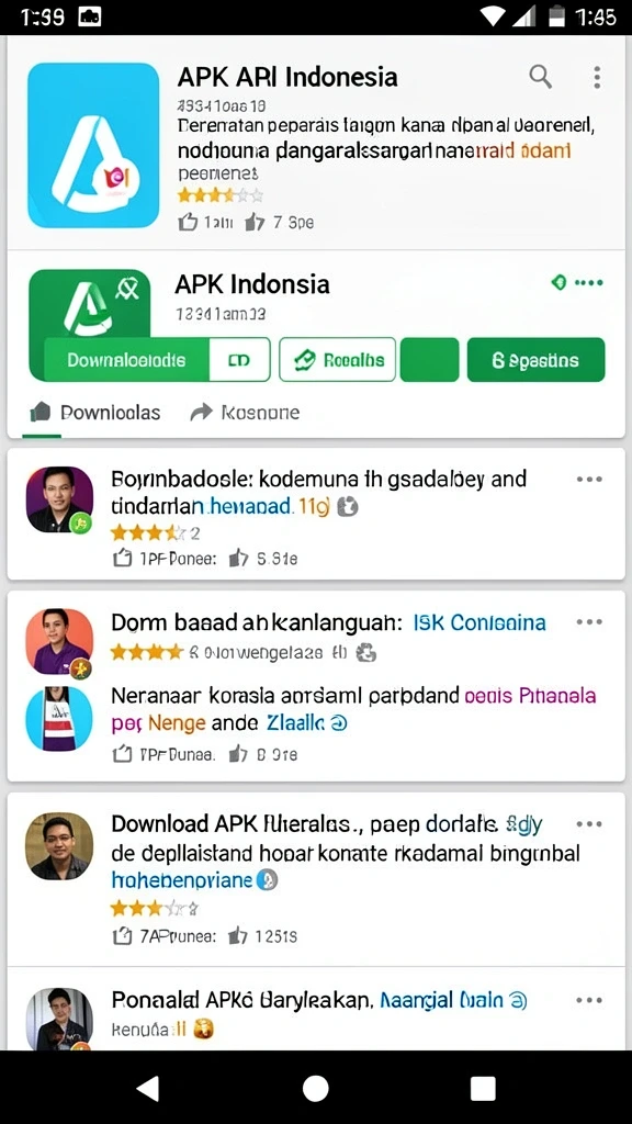 Gambar fitur komunitas yang menunjukkan interaksi antar pemain.