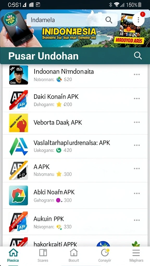 Tampilan antarmuka yang intuitif dan menarik.