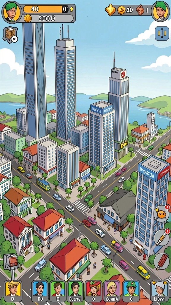 Tangkapan layar menampilkan grafis menawan dari karakter utama.