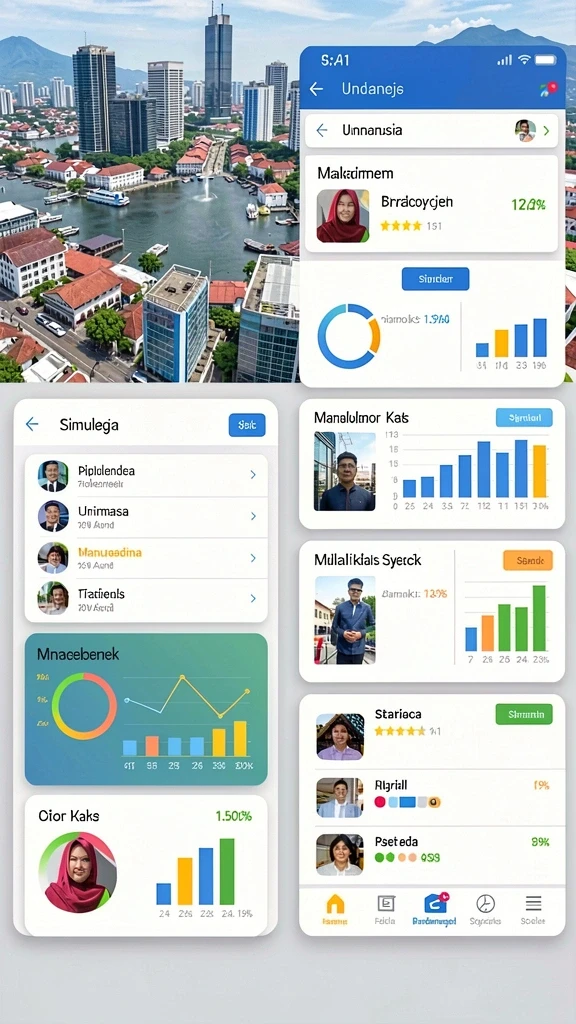 Tampilan antarmuka yang user-friendly dan menarik.