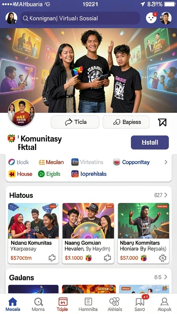 Tampilan antarmuka yang ramah pengguna.
