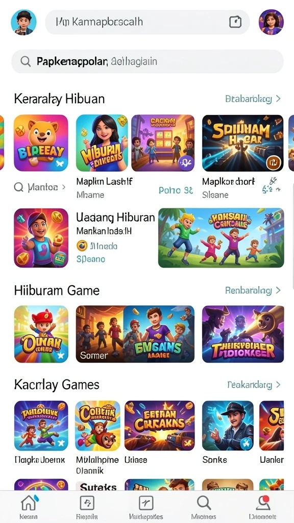 Fitur sosial yang memungkinkan interaksi antar pemain.
