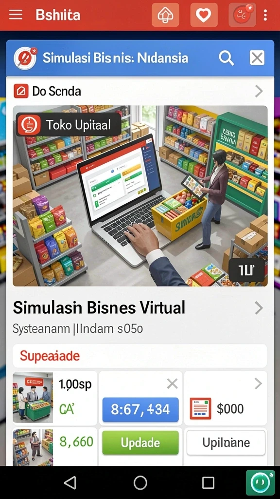Tampilan antarmuka yang user-friendly dan menarik.