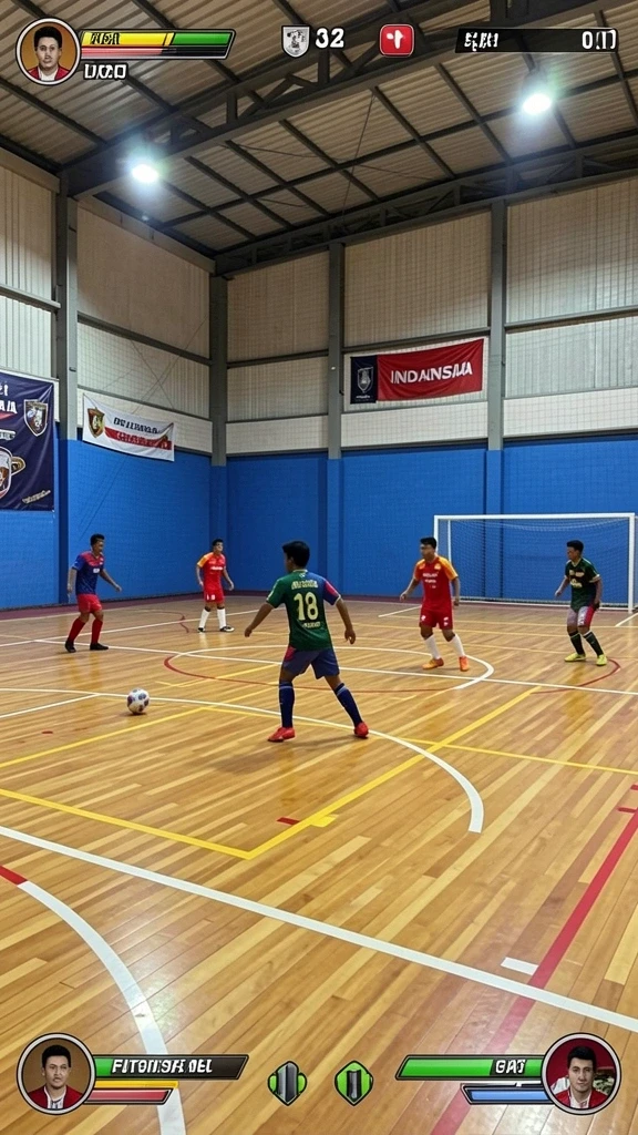 Screenshot menampilkan momen mendebarkan dalam permainan.