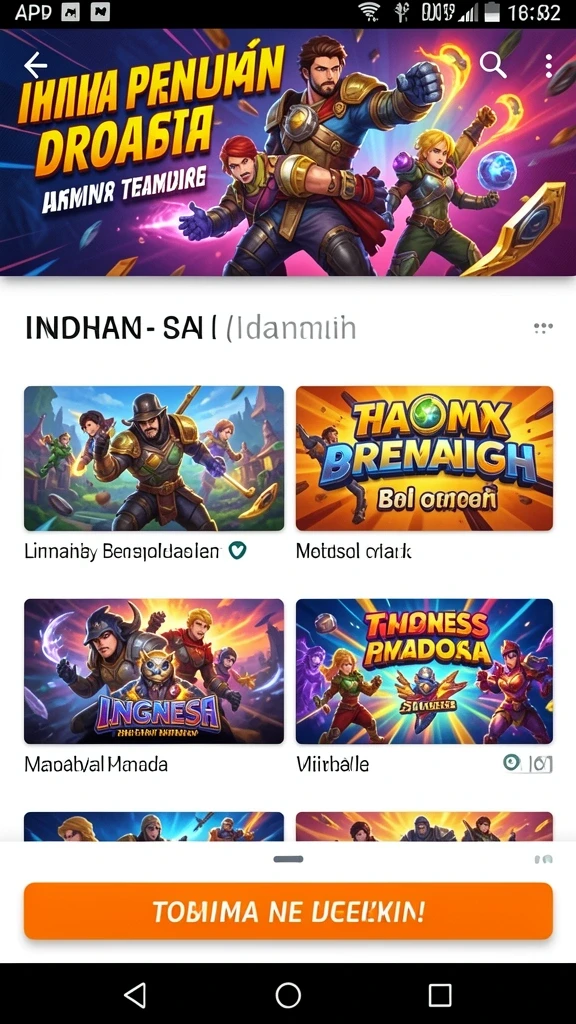 Fitur interaksi sosial saat bermain dengan teman.