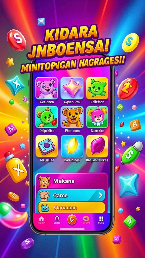 Berbagai karakter menarik dengan kemampuan unik.