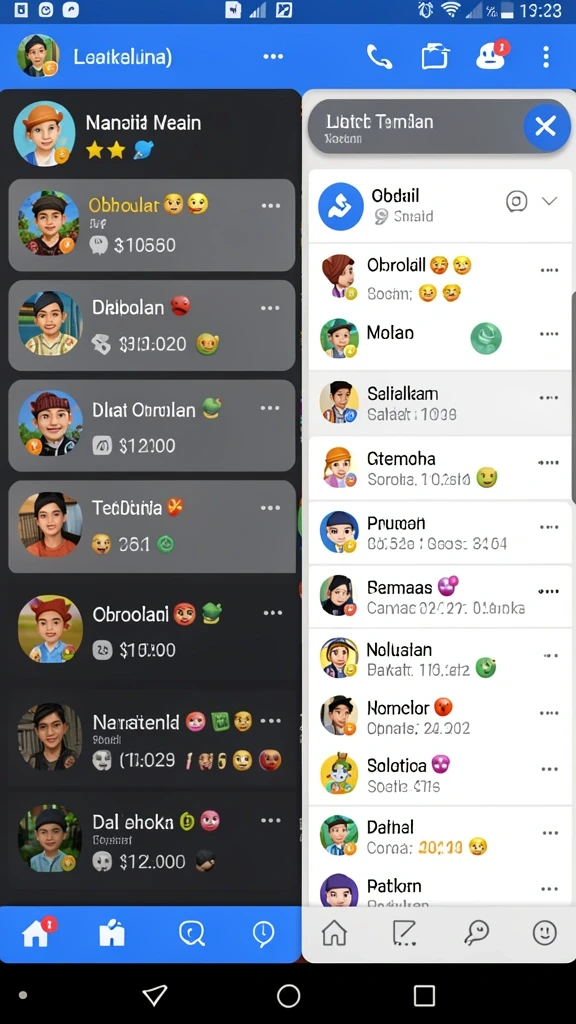 Screenshot ini menampilkan karakter pilihan dalam permainan.