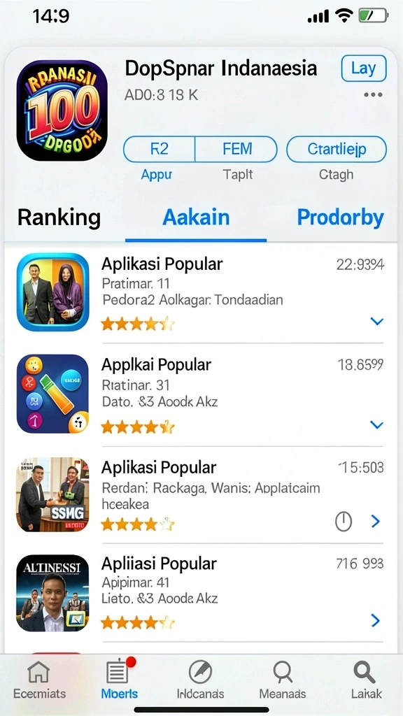 Sistem turnamen yang mendebarkan.