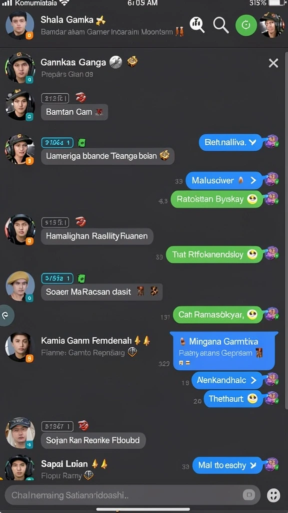 Grafis dunia yang menawan dan penuh warna.
