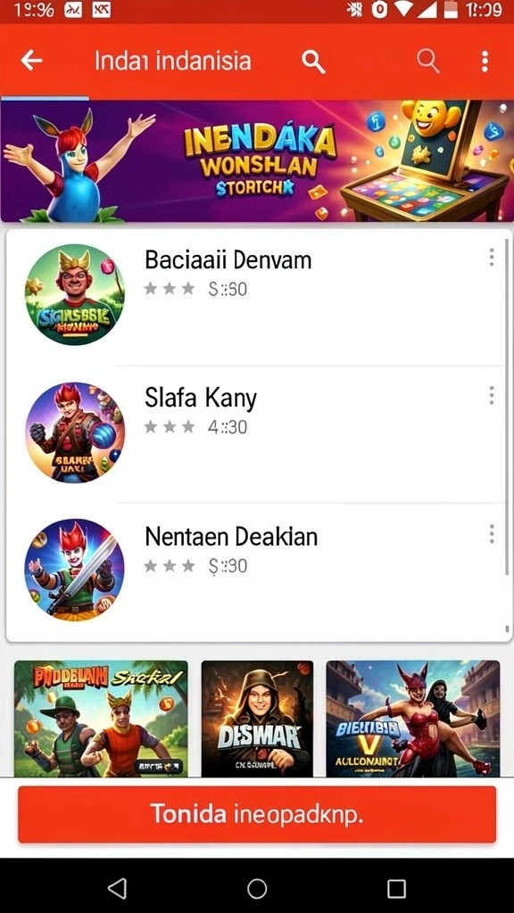 Tangkapan layar karakter utama dalam aksi.
