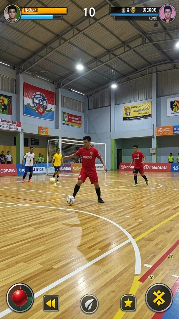Menampilkan tampilan permainan yang menarik dan intuitif.