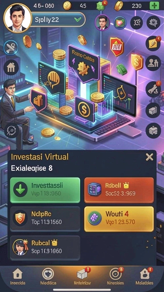 Screenshot level yang menantang dan penuh aksi.