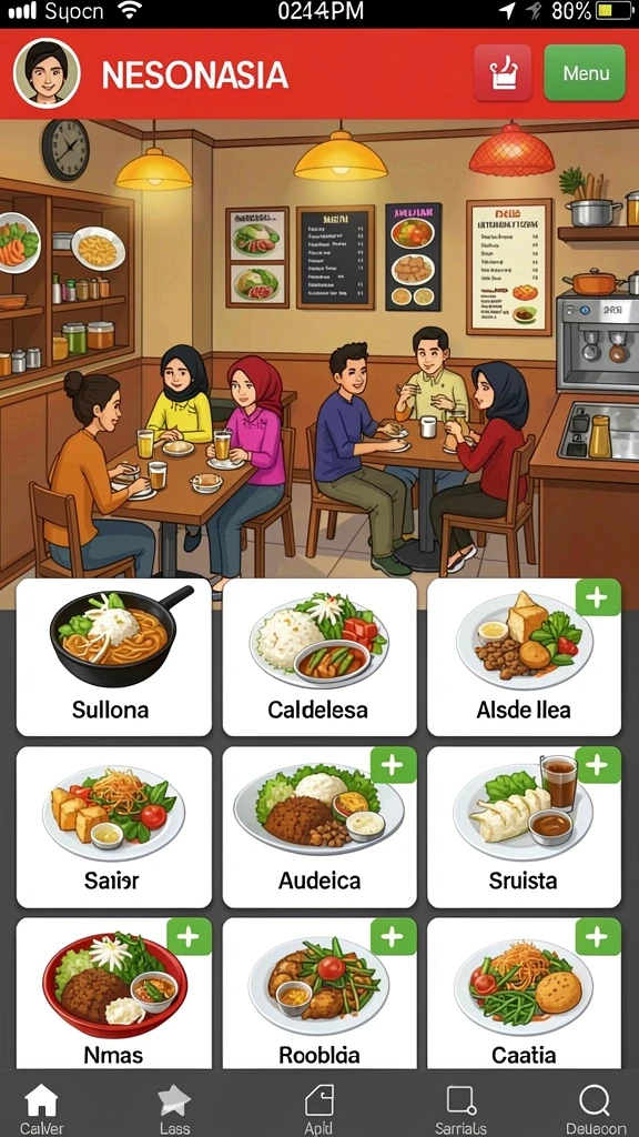 Tampilan antarmuka yang ramah pengguna.