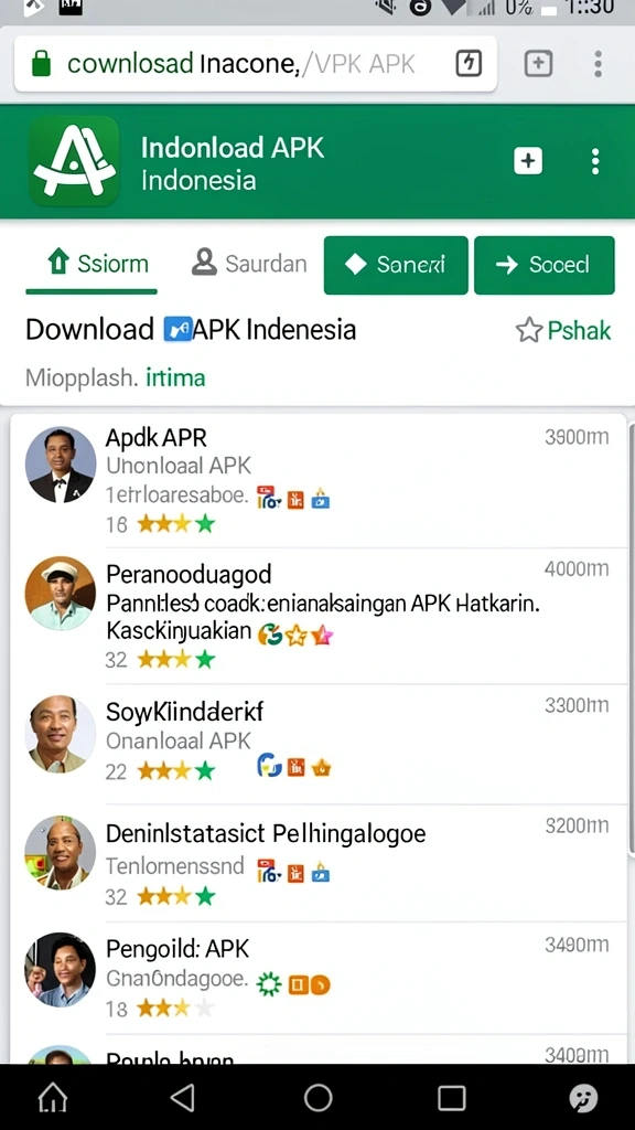 Tampilan awal yang menarik dan penuh warna.