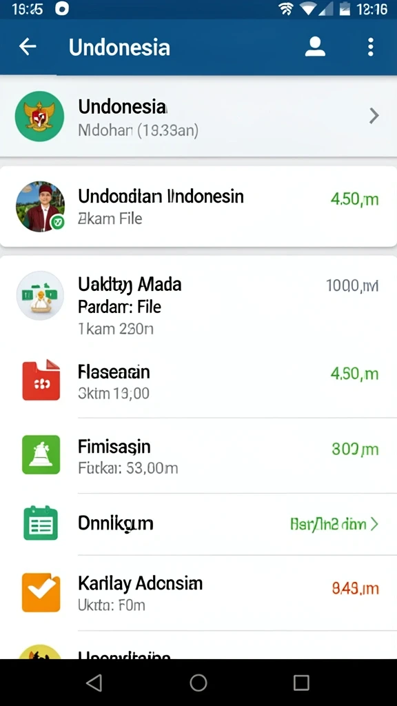 Tampilan antarmuka yang menarik dan modern.