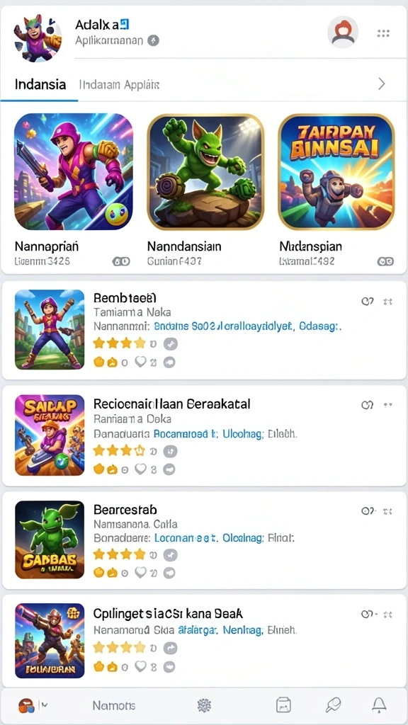 Tampilan antarmuka yang menarik dan user-friendly.